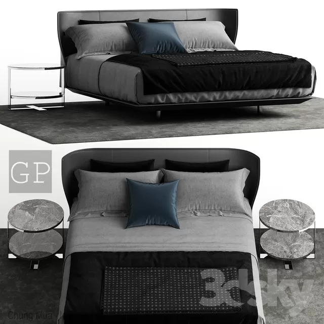 DECOR HELPER – BED 3D MODELS – 622