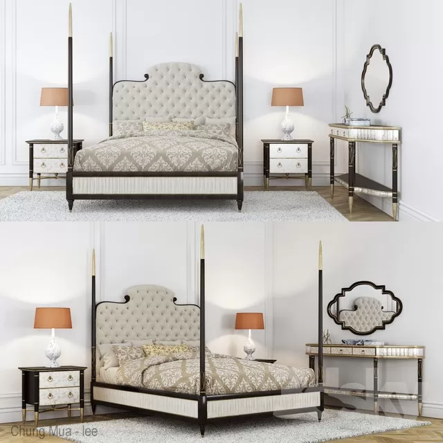 DECOR HELPER – BED 3D MODELS – 629