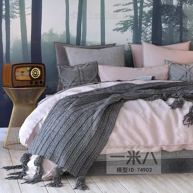 DECOR HELPER – BED 3D MODELS – 64