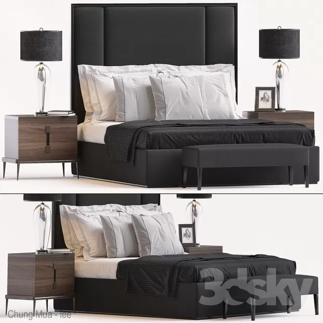 DECOR HELPER – BED 3D MODELS – 631