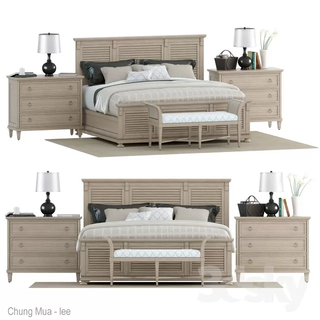 DECOR HELPER – BED 3D MODELS – 632