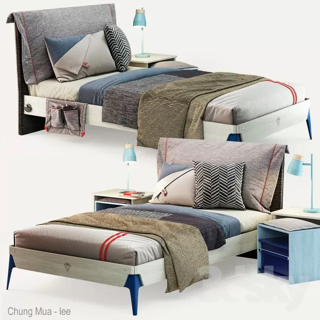 DECOR HELPER – BED 3D MODELS – 633