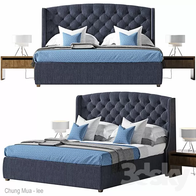 DECOR HELPER – BED 3D MODELS – 634