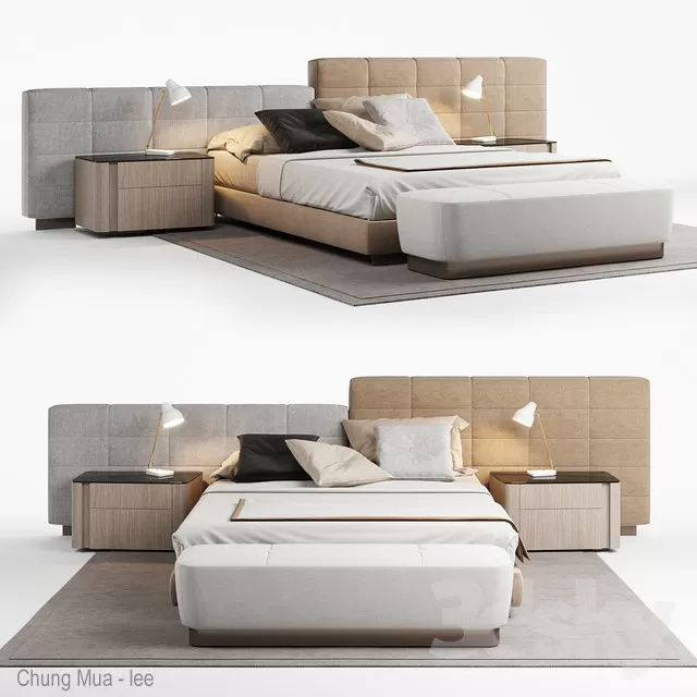 DECOR HELPER – BED 3D MODELS – 641