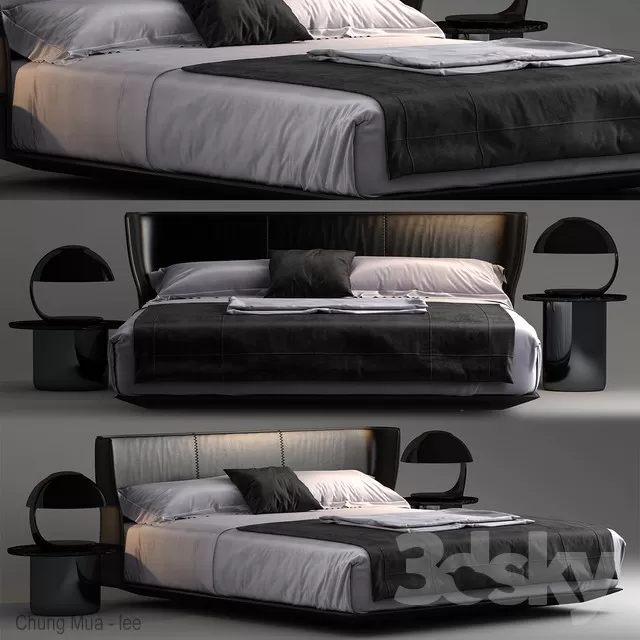 DECOR HELPER – BED 3D MODELS – 643
