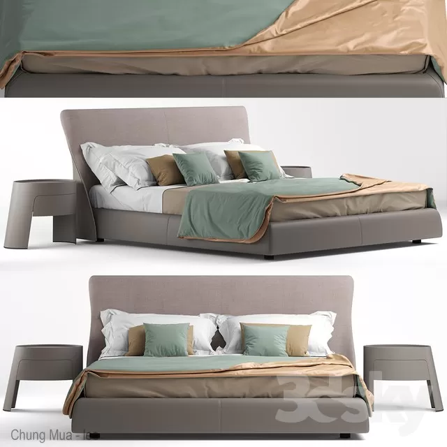 DECOR HELPER – BED 3D MODELS – 651