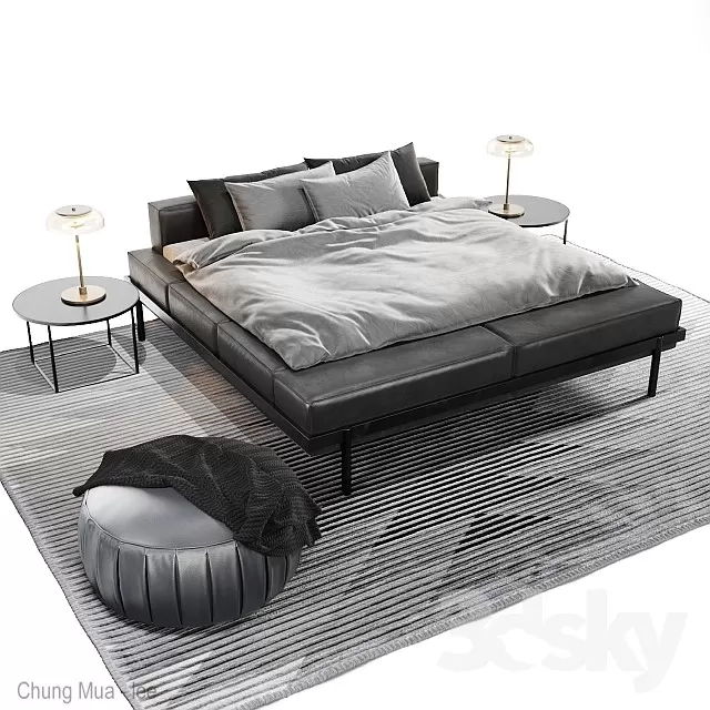 DECOR HELPER – BED 3D MODELS – 659