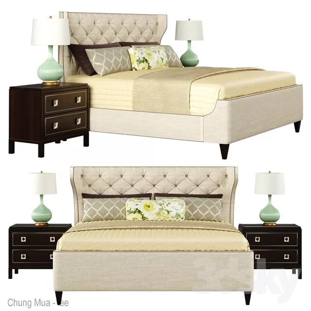 DECOR HELPER – BED 3D MODELS – 670