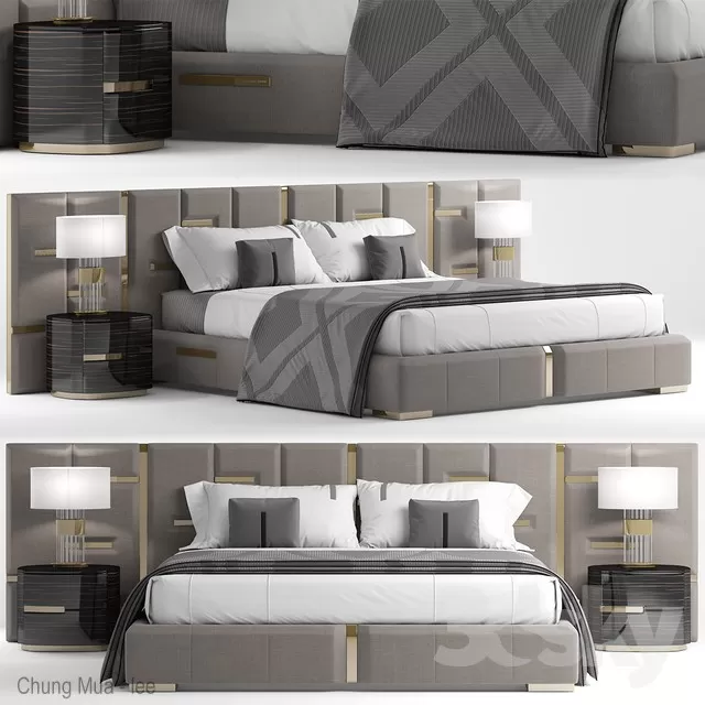 DECOR HELPER – BED 3D MODELS – 689