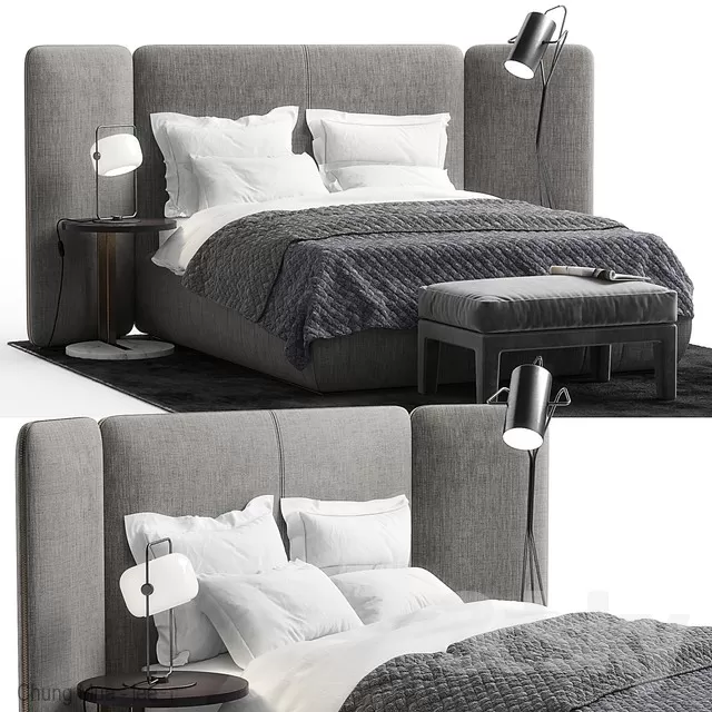 DECOR HELPER – BED 3D MODELS – 693