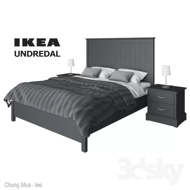 DECOR HELPER – BED 3D MODELS – 694