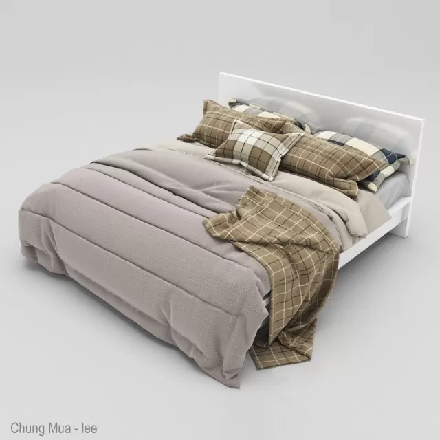 DECOR HELPER – BED 3D MODELS – 704