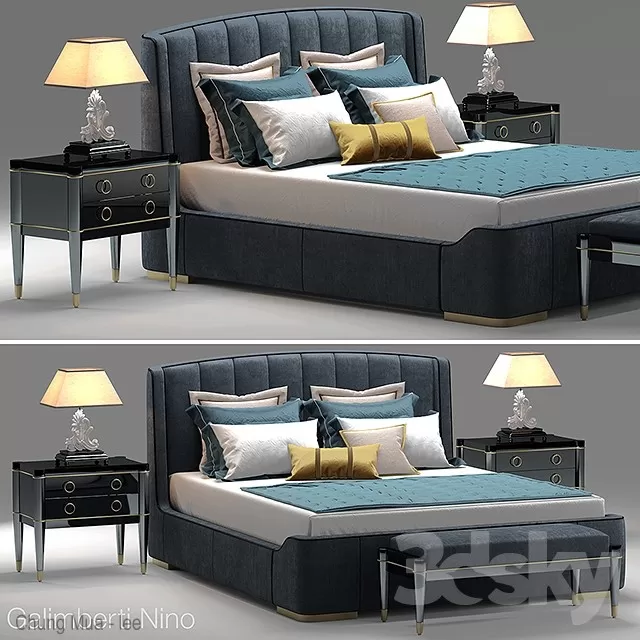 DECOR HELPER – BED 3D MODELS – 706