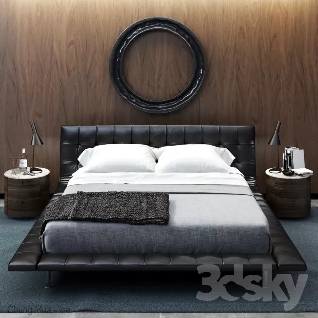 DECOR HELPER – BED 3D MODELS – 718