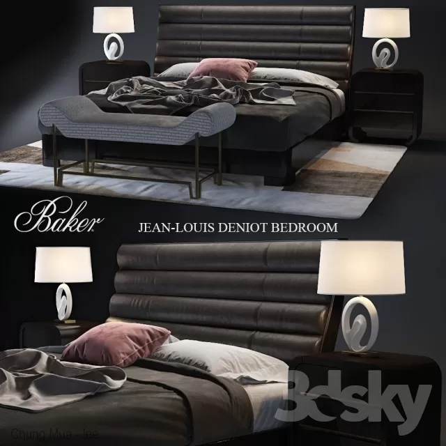 DECOR HELPER – BED 3D MODELS – 731