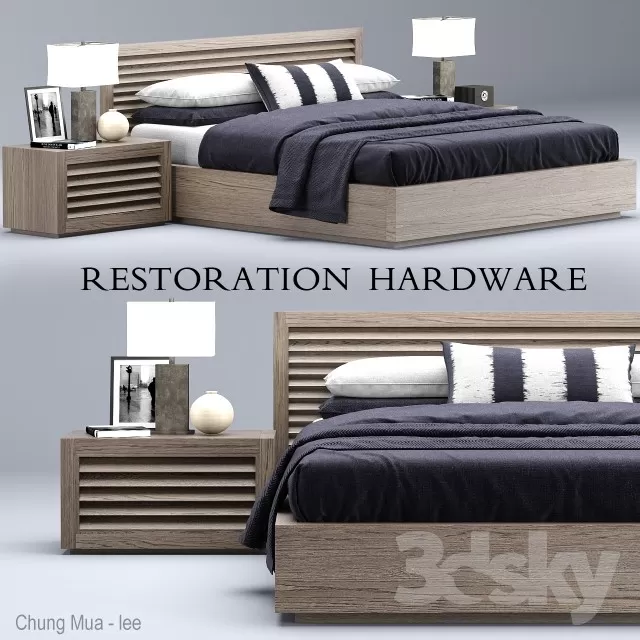 DECOR HELPER – BED 3D MODELS – 733