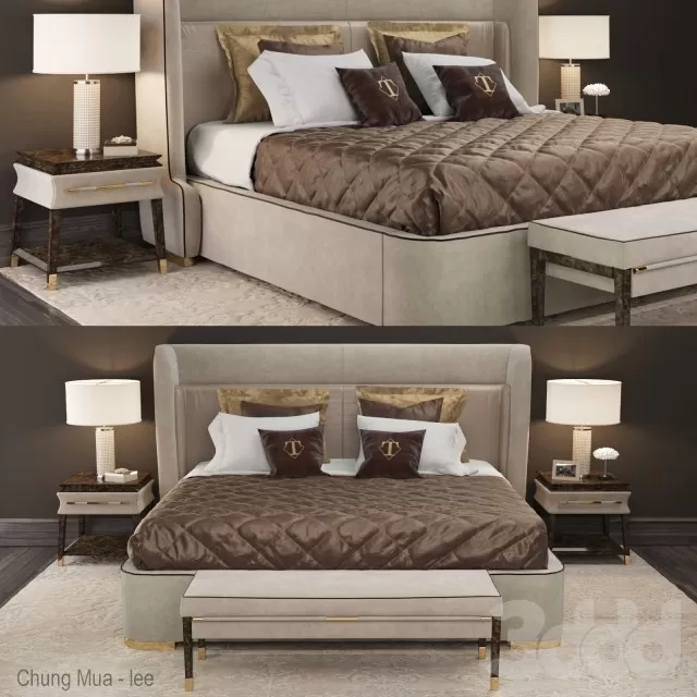 DECOR HELPER – BED 3D MODELS – 745
