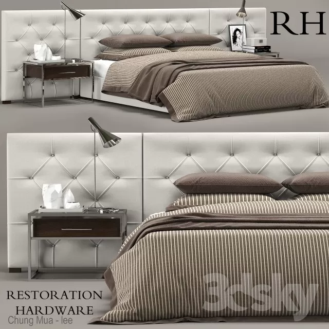 DECOR HELPER – BED 3D MODELS – 747