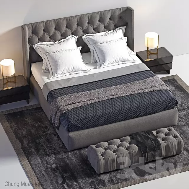 DECOR HELPER – BED 3D MODELS – 764