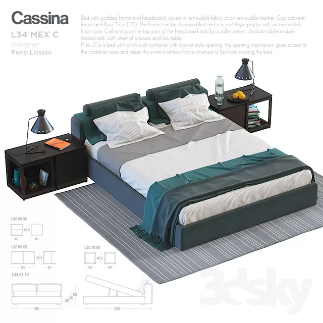 DECOR HELPER – BED 3D MODELS – 86
