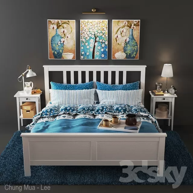 DECOR HELPER – BED 3D MODELS – 98