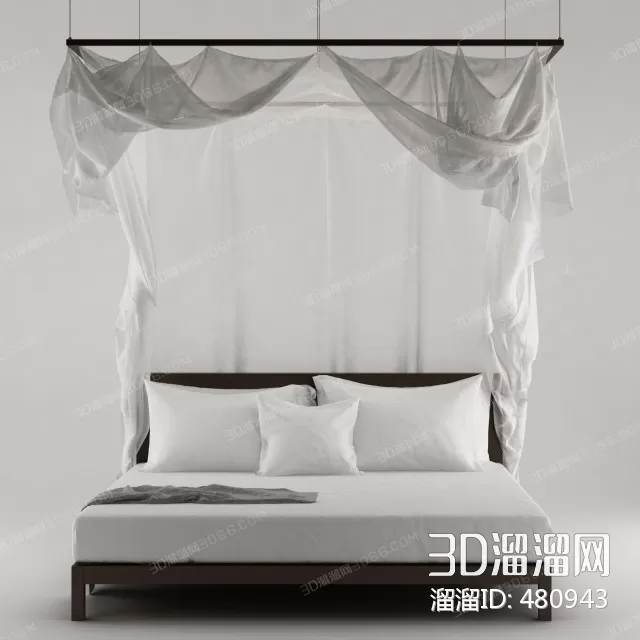 DECOR HELPER – BED – INDOCHINE 3D MODELS – 3