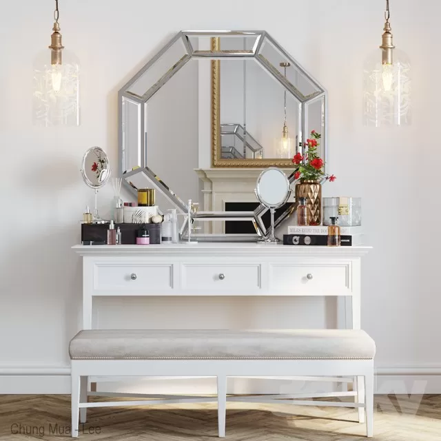 DECOR HELPER – BEDROOM – DRESSING TABLE 3D MODELS – 21