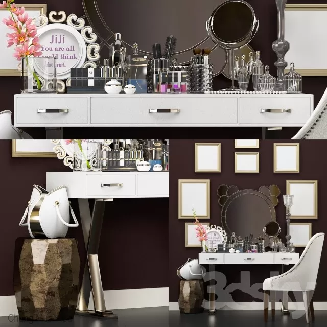 DECOR HELPER – BEDROOM – DRESSING TABLE 3D MODELS – 22