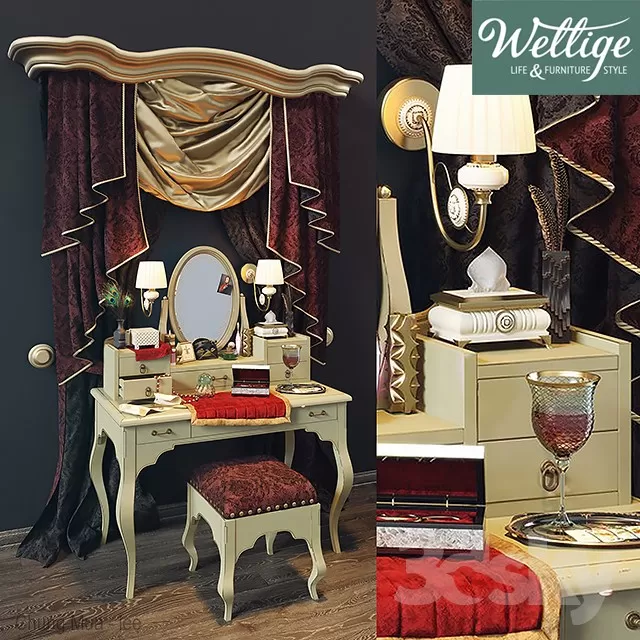 DECOR HELPER – BEDROOM – DRESSING TABLE 3D MODELS – 32