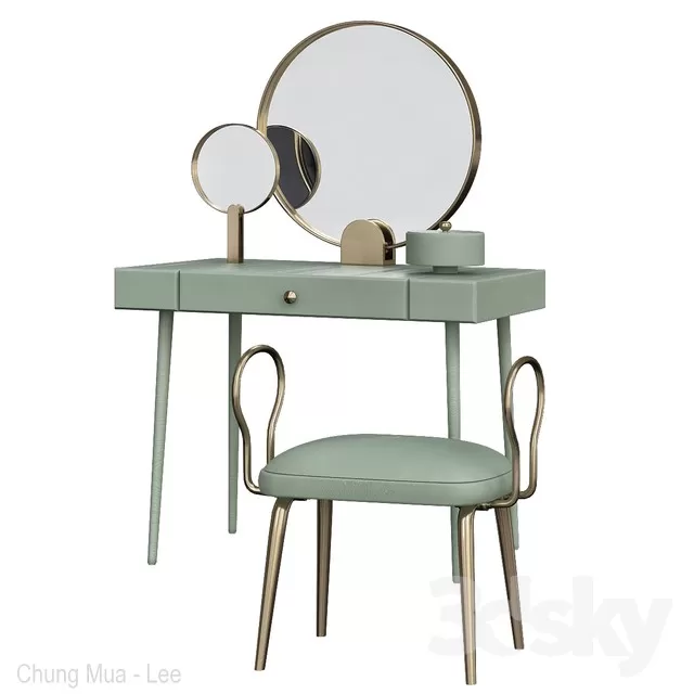 DECOR HELPER – BEDROOM – DRESSING TABLE 3D MODELS – 10