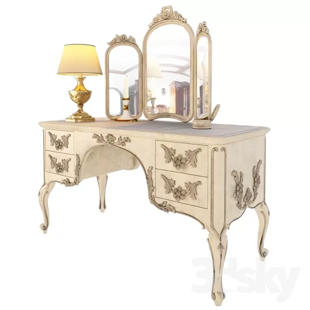 DECOR HELPER – BEDROOM – DRESSING TABLE 3D MODELS – 1