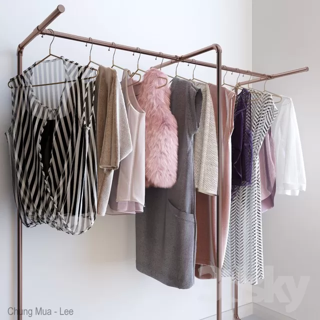 DECOR HELPER – BEDROOM – OUTFIT 3D MODELS – 33