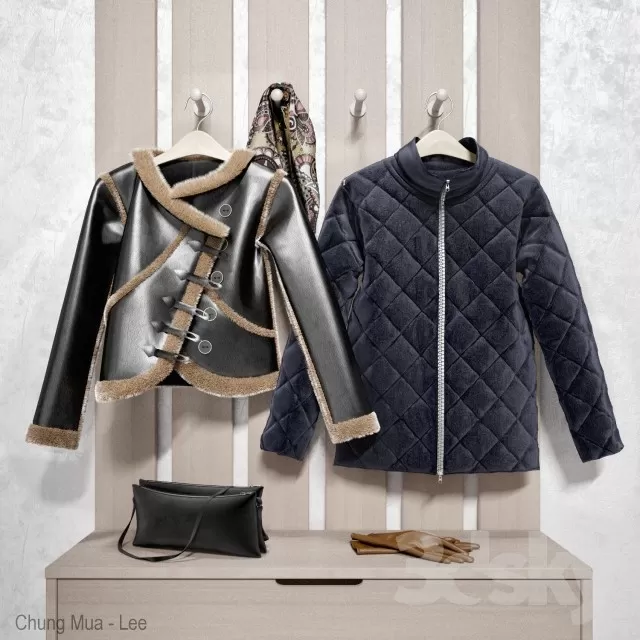 DECOR HELPER – BEDROOM – OUTFIT 3D MODELS – 34