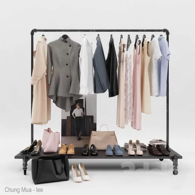 DECOR HELPER – BEDROOM – OUTFIT 3D MODELS – 64