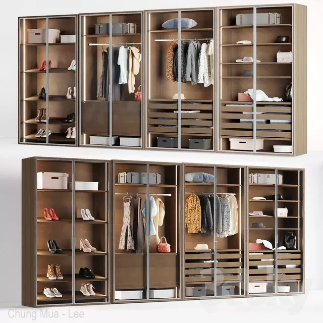 DECOR HELPER – BEDROOM – WARDROBE 3D MODELS – 23