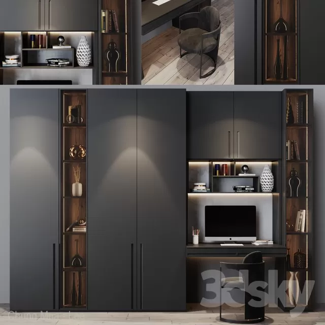 DECOR HELPER – BEDROOM – WARDROBE 3D MODELS – 26