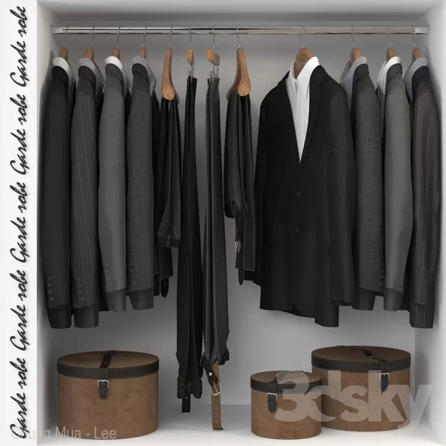 DECOR HELPER – BEDROOM – WARDROBE 3D MODELS – 6