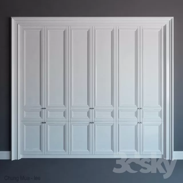 DECOR HELPER – BEDROOM – WARDROBE 3D MODELS – 70