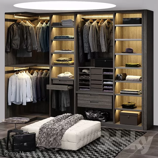 DECOR HELPER – BEDROOM – WARDROBE 3D MODELS – 10