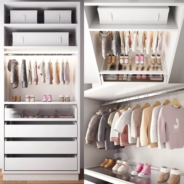 DECOR HELPER – BEDROOM – WARDROBE 3D MODELS – 1