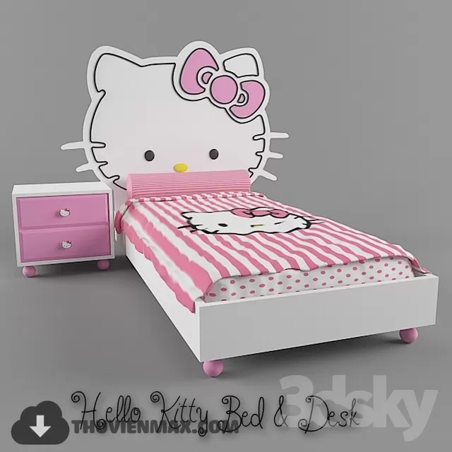 Bed Childroom 3D Models – 117