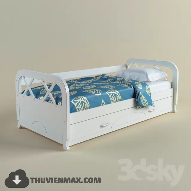 Bed Childroom 3D Models – 125