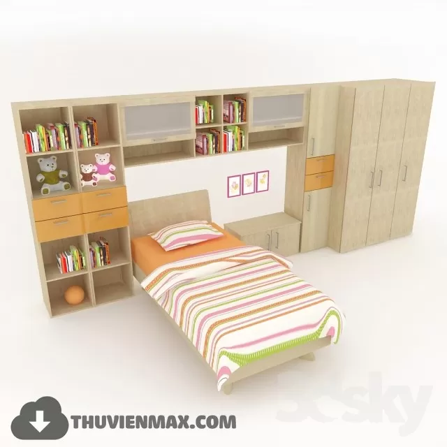 Child Furniture 3D Models – 027