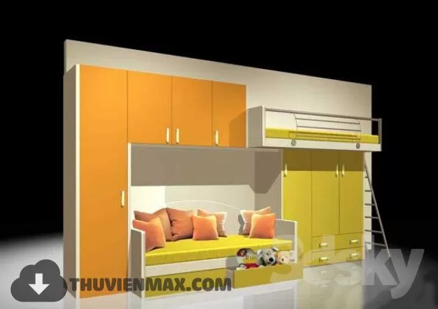 Child Furniture 3D Models – 046