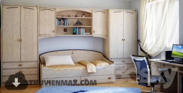 Child Furniture 3D Models – 052