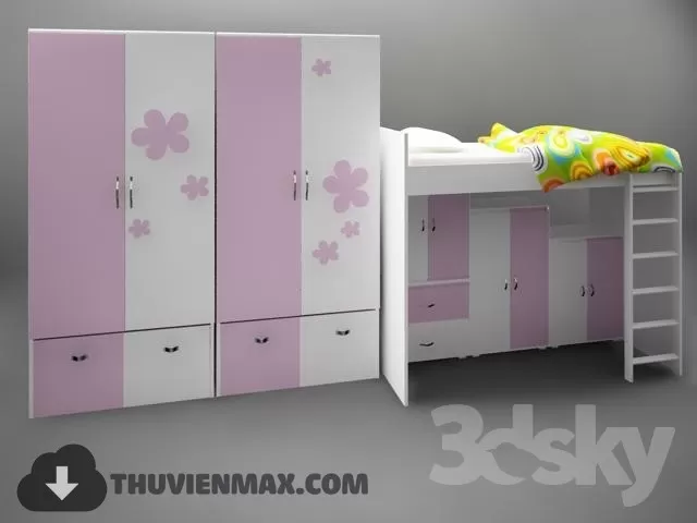 Child Furniture 3D Models – 060
