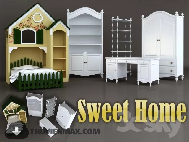Child Furniture 3D Models – 061