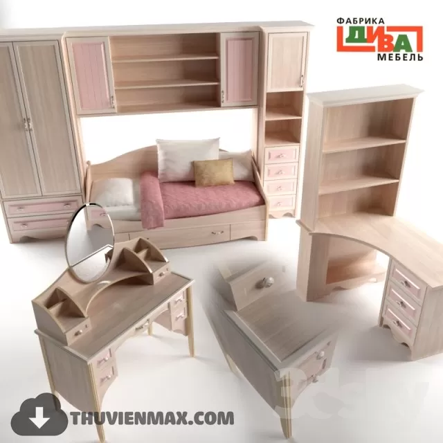 Child Furniture 3D Models – 082