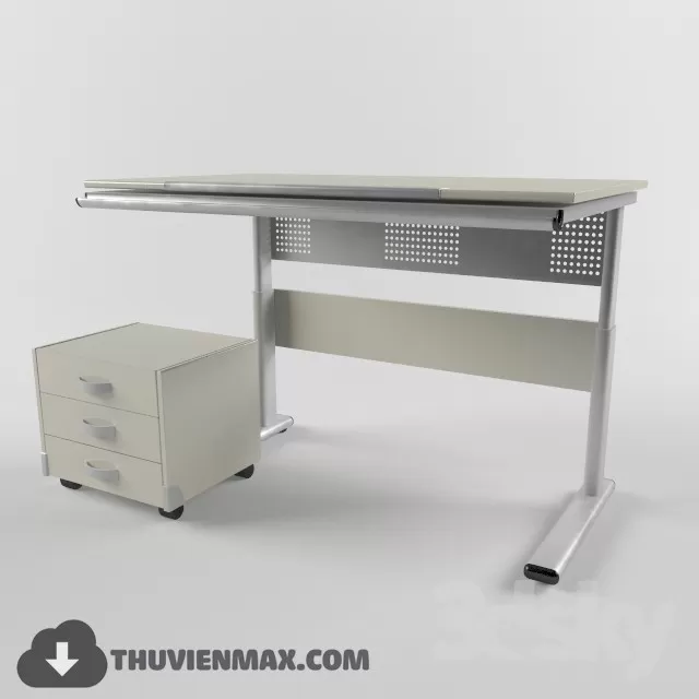 Table + Chair Childroom 3D Models – 020