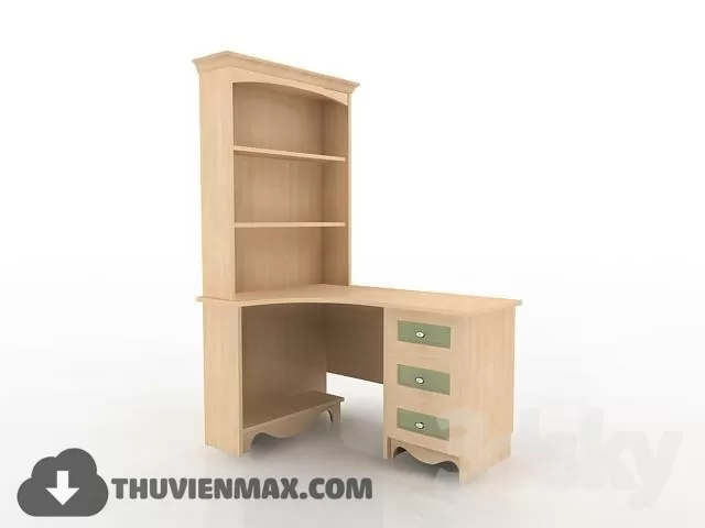 Table + Chair Childroom 3D Models – 041